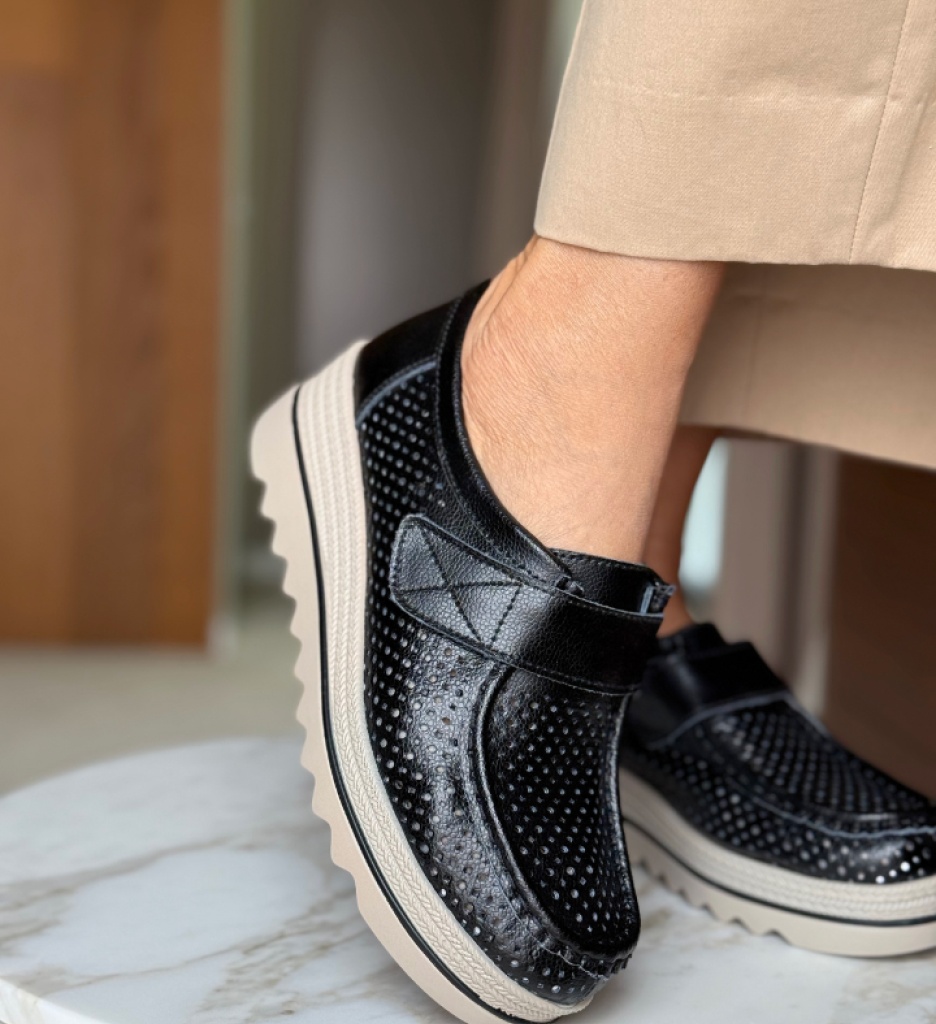 Pantofi Casual Histria Negri | Stil și Confort - imagine 3