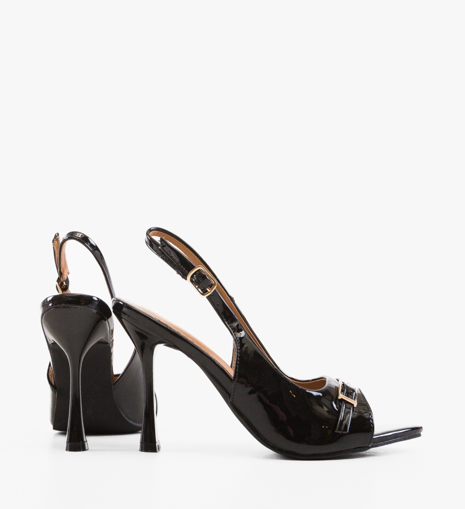 Sandale cu toc Kadde Negre | Eleganță și Confort - imagine 2