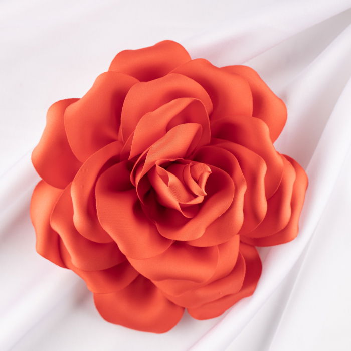 Brosă Corai Satinată Shopika | Accesor Păr Elegant