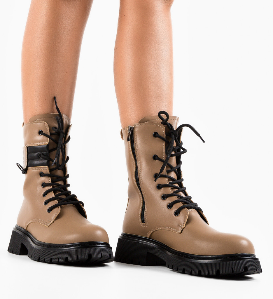 Ghete Dama Khaki Udonem | Stil si Confort - imagine 4