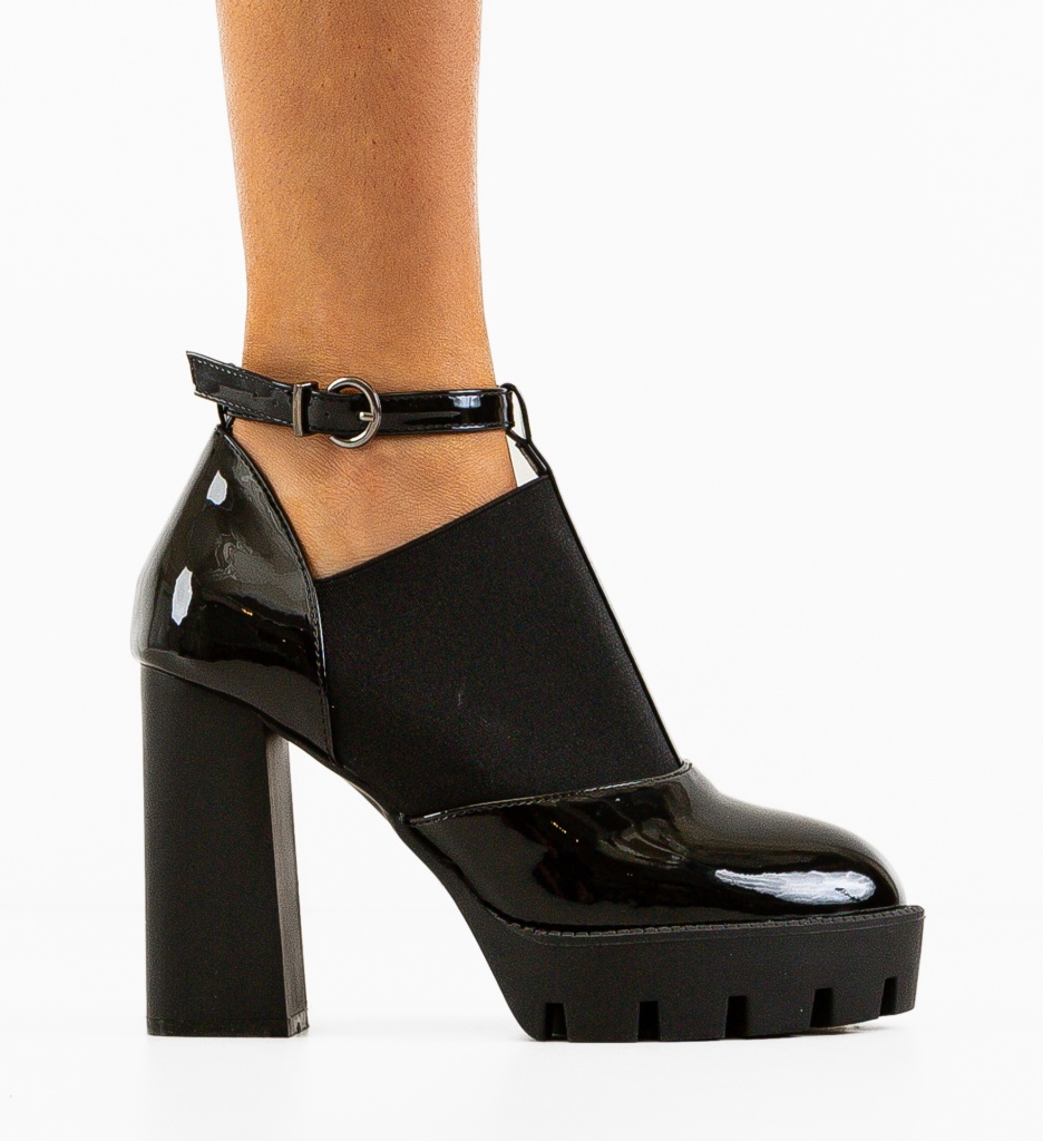 Botine Dama Wick Negre - Eleganță și Confort - imagine 4