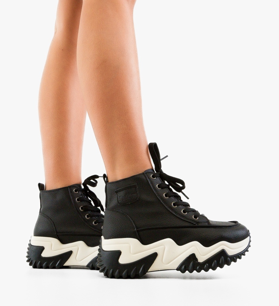 Sneakers Dama Vevery Negri | Sport & Confort - imagine 3