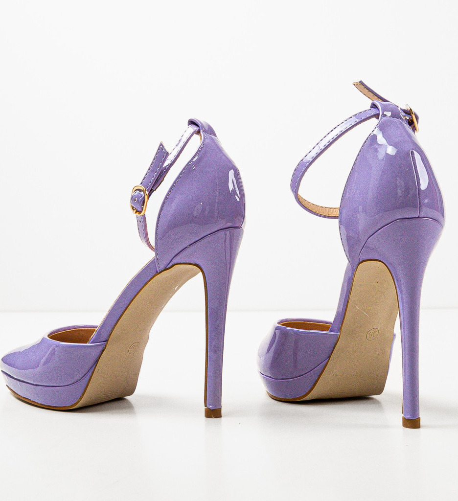 Pantofi Dama Fernanda Mov | Eleganță Asigurată - imagine 6