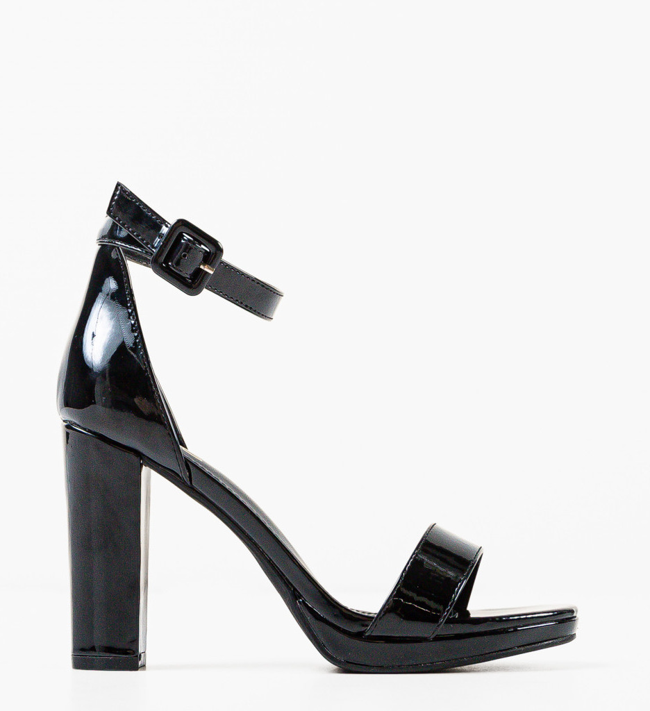 Sandale cu toc Dodana Negre - Eleganță și Confort - imagine 6