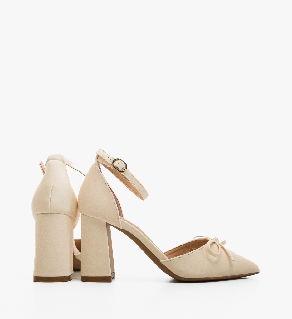Pantofi Dama Pierce Bej Eleganți - imagine 3