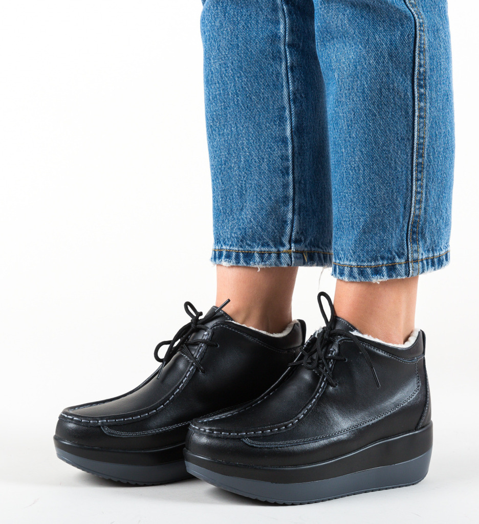 Pantofi Casual Ryhko Negri - Confort și Stil - imagine 2