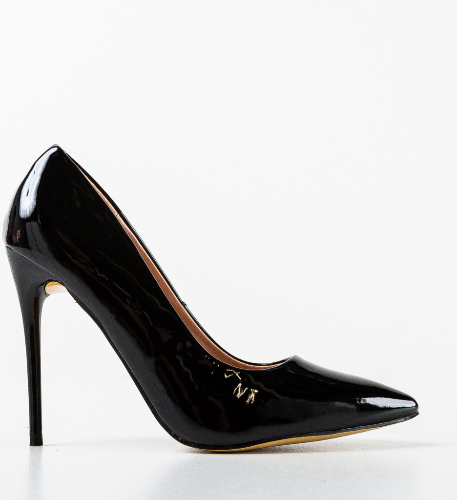 Pantofi Telio Negri Eleganți cu Toc - imagine 5
