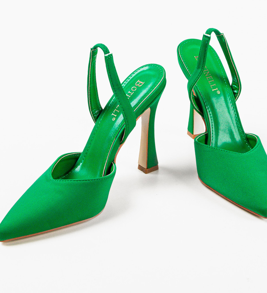 Pantofi cu Toc Vanty Verzi - Eleganță Asigurată - imagine 3