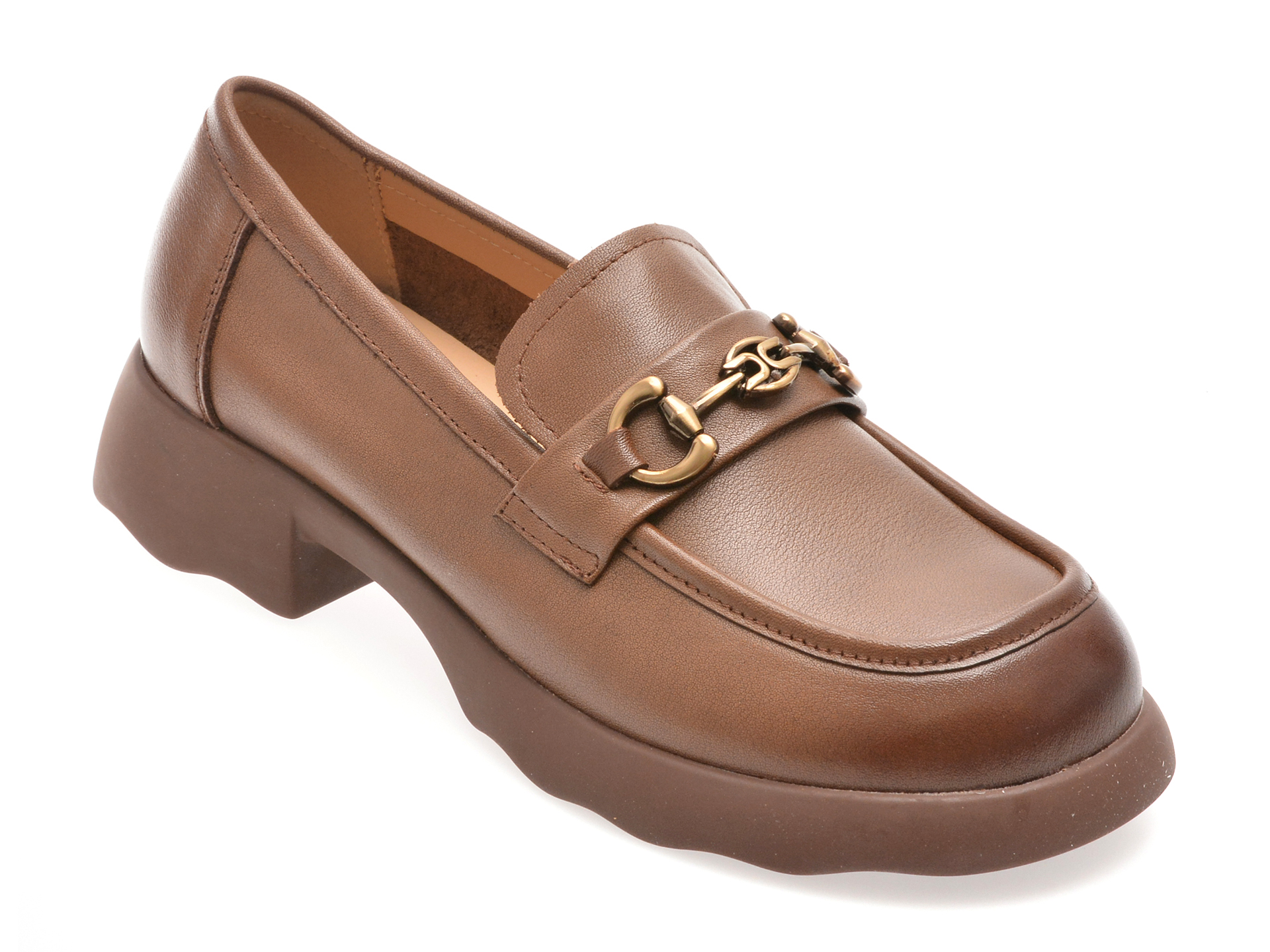 Mocasini GRYXX Maro din Piele Naturală
