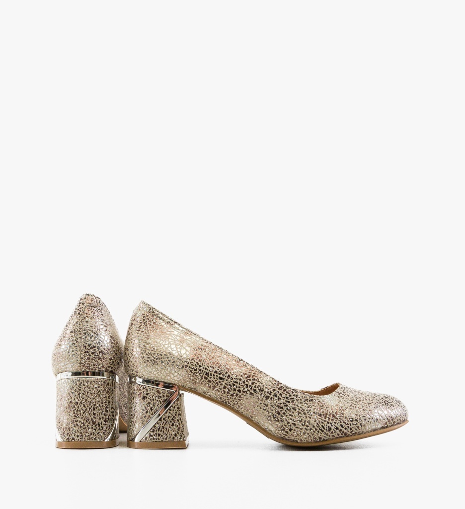 Pantofi Dama Kadde Bej Eleganți - imagine 3