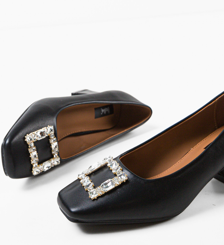 Pantofi Blevins Negri - Eleganță și Stil - imagine 6