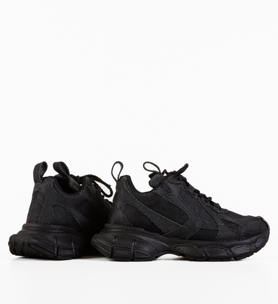 Sneakers Dama Dyryry Negri - Confort și Stil Urban - imagine 5