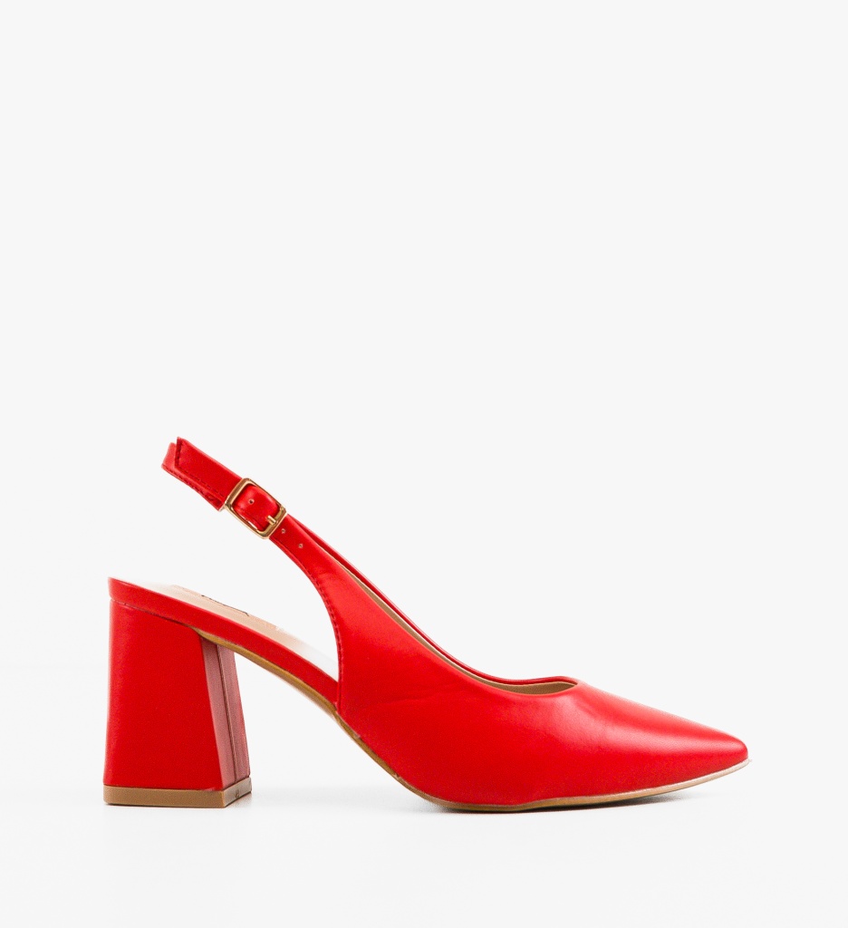 Pantofi Justin Rosii - Eleganță și Stil - imagine 5