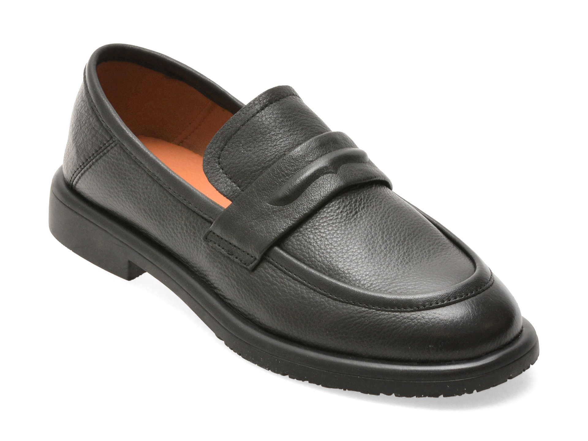 Mocasini IMAGE D380 Negri Piele Naturală