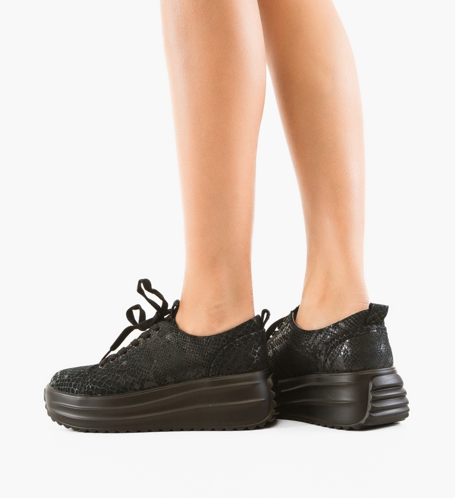 Pantofi Casual Myhos Negri - Confort și Stil - imagine 3
