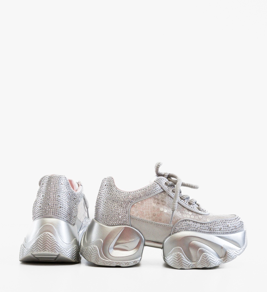 Sneakers Dama Selery Gri - Confort Sport - imagine 4