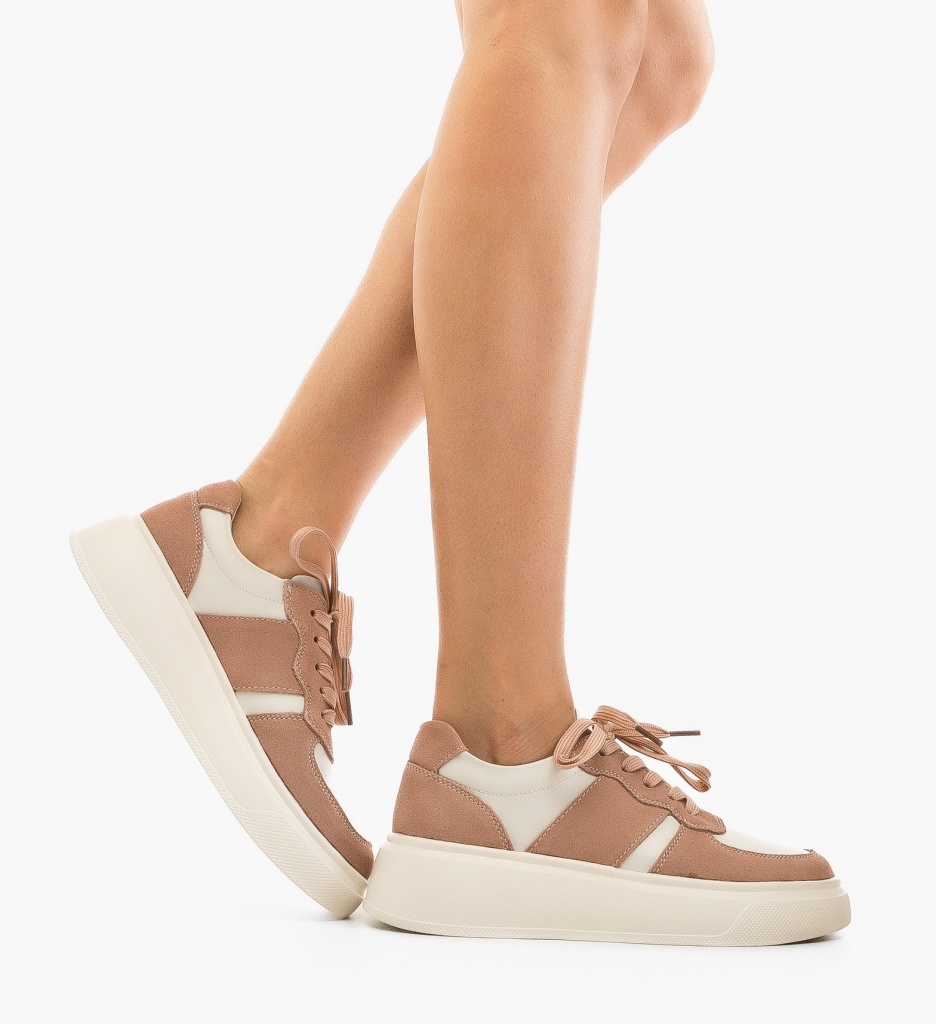 Sneakers Dama Miriam Roz | Piele Naturala - imagine 3
