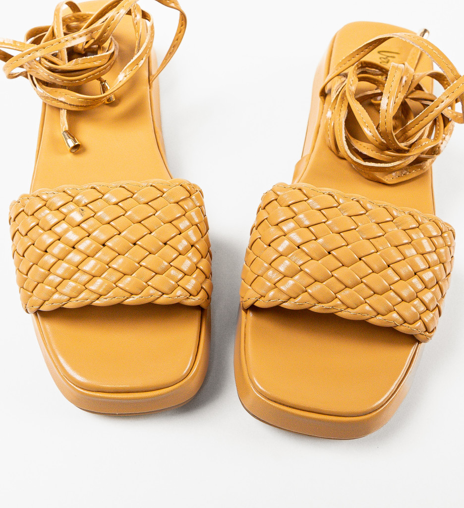 Sandale Dama Cornelio Camel | Eleganță și Confort - imagine 6