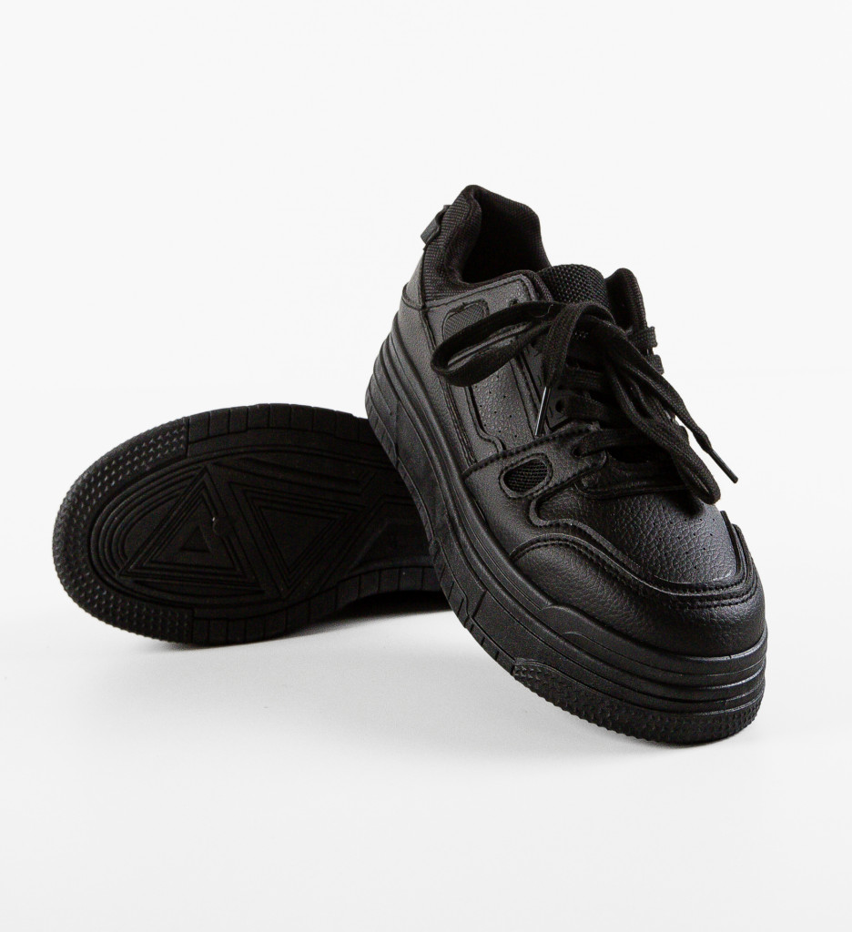 Sneakers Dama Sash Negri - Confort și Stil - imagine 8