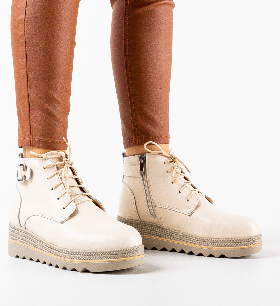 Ghete Dama Bej Elegante | Solders - imagine 3