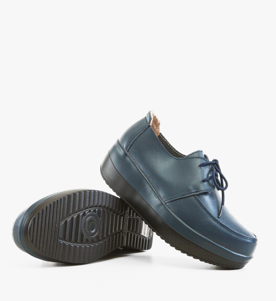 Pantofi Casual Creamt Albastri 2 - Confort Urban - imagine 3