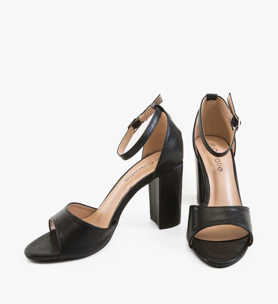 Sandale dama Callie Negre | Toc elegant si confortabil - imagine 4