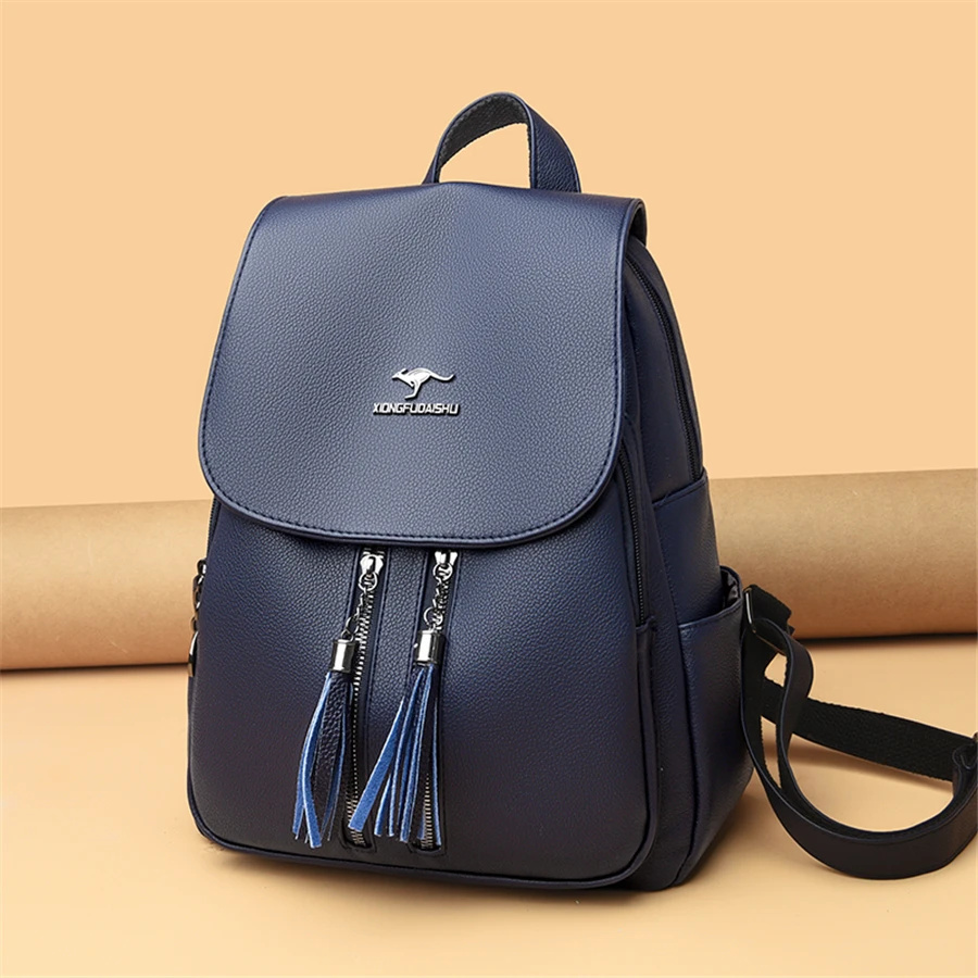 Rucsac Dama Delis Seraphina GT3026 Albastru Piele Ecologica - imagine 3