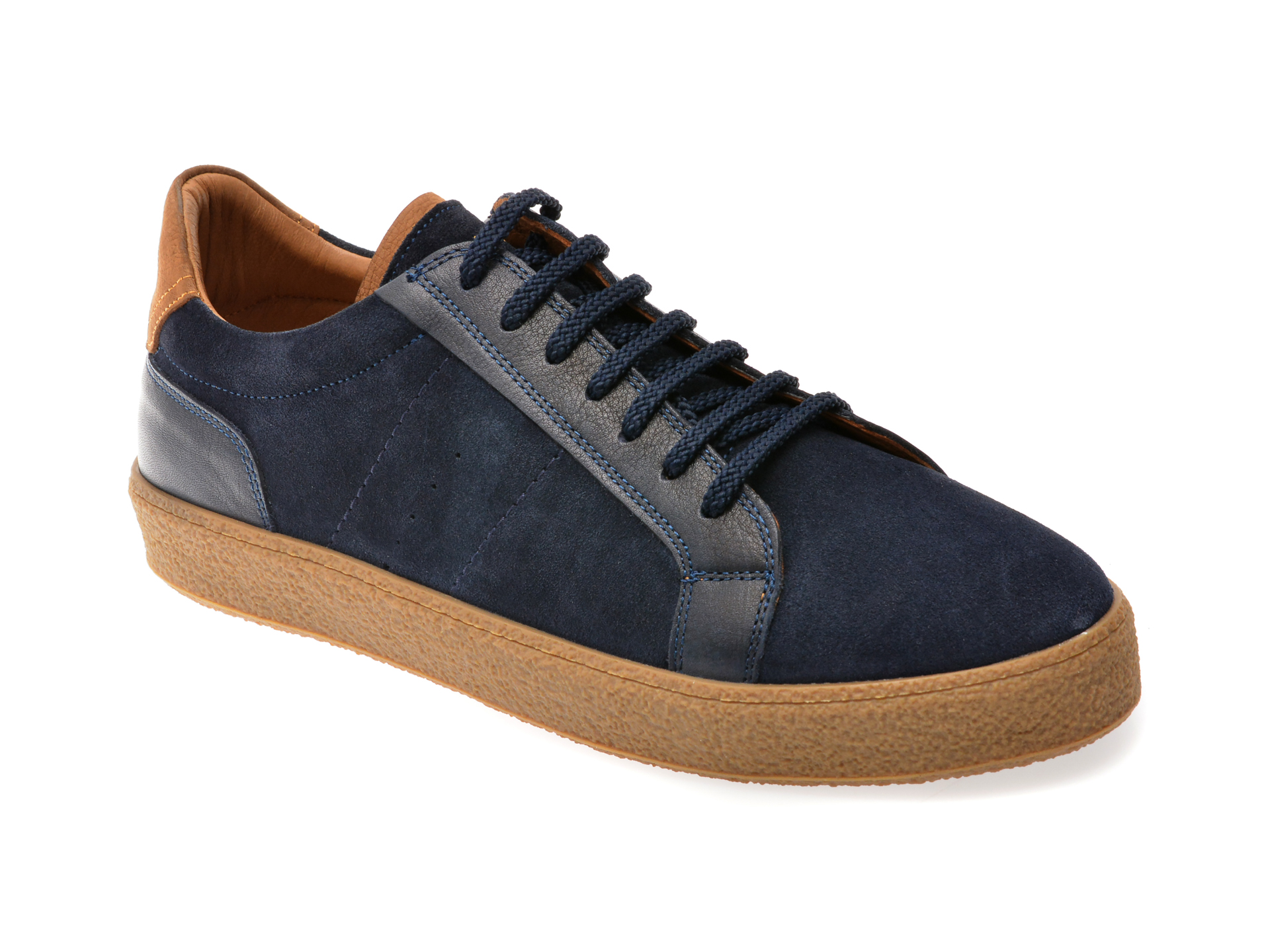 Pantofi Sport Otter Bleumarin Piele Întoarsă