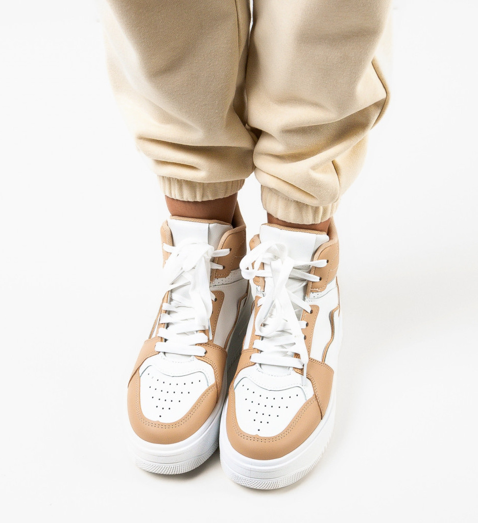 Sneakers Dama Alfred Bej - Confort și Stil - imagine 4