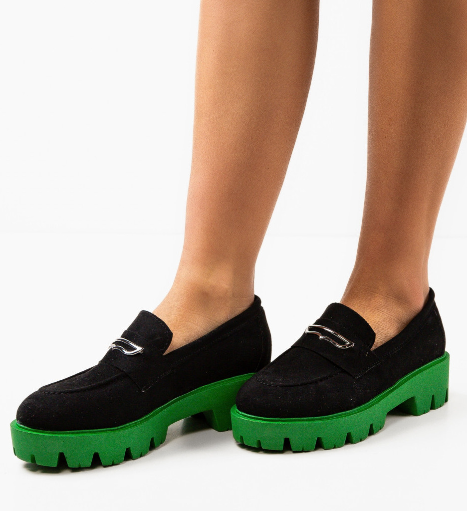 Pantofi Beikrols Negri | Casual & Eleganți - imagine 2