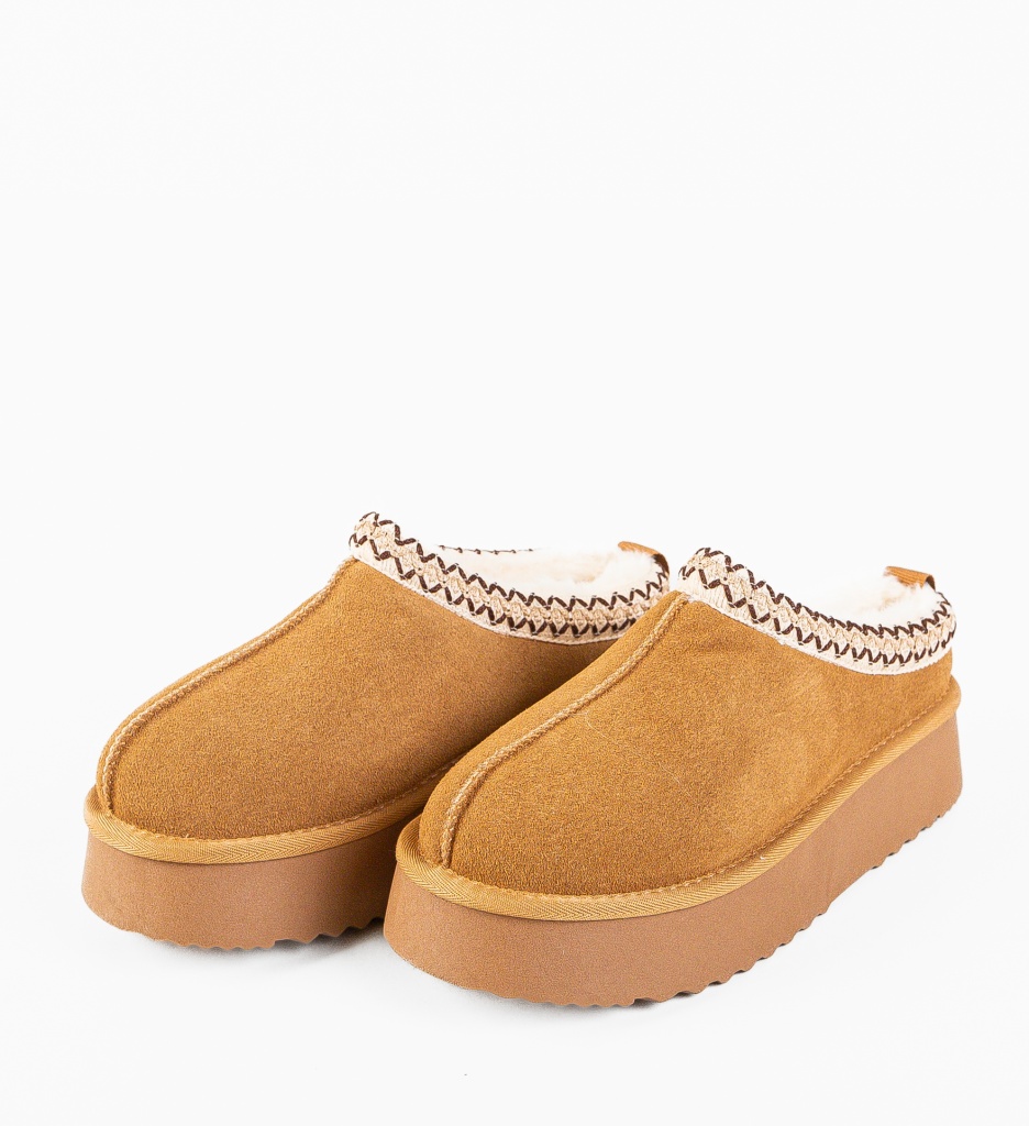 Papuci Ug Barney Khaki - Confort Termic - imagine 3