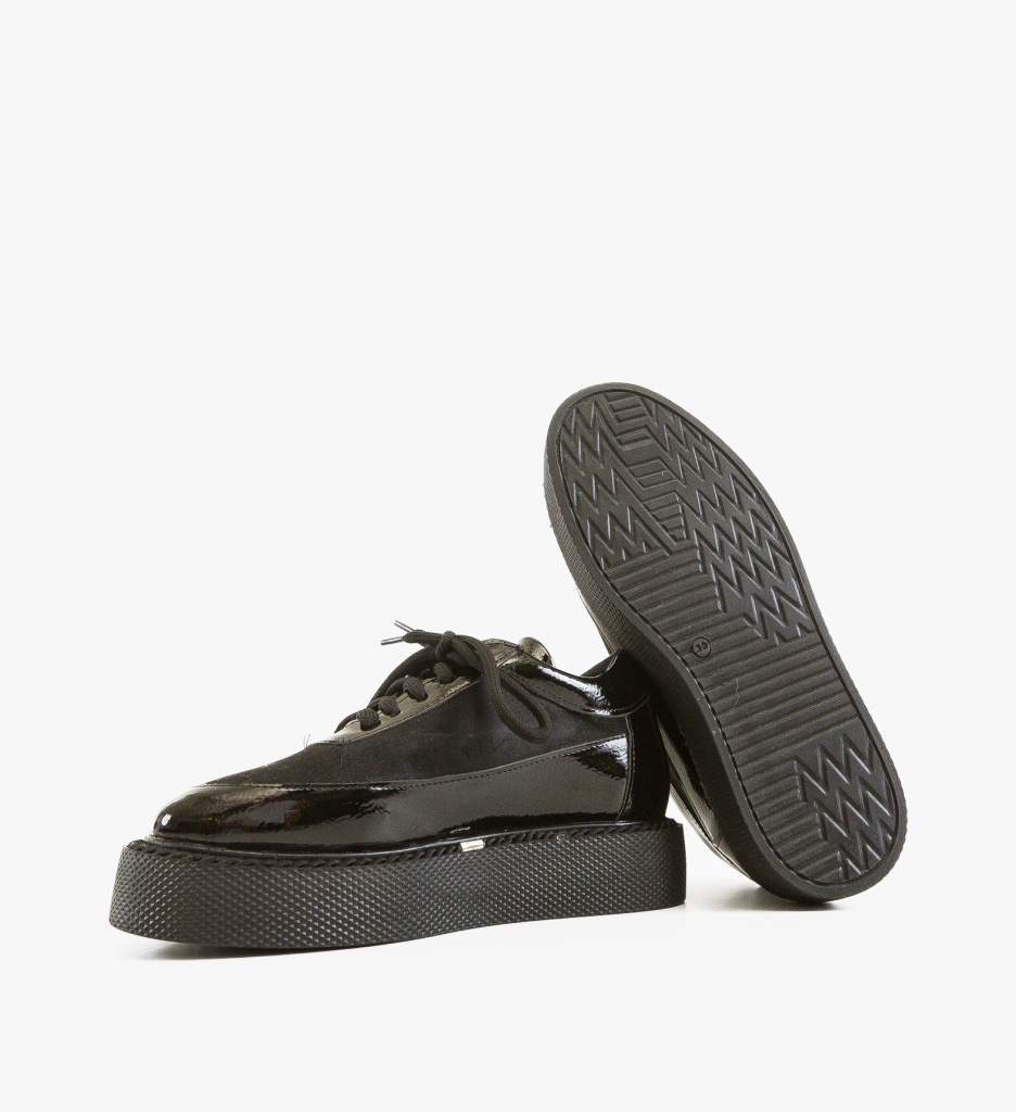 Pantofi Casual Negri Fahana 3 - Stil Versatil - imagine 5