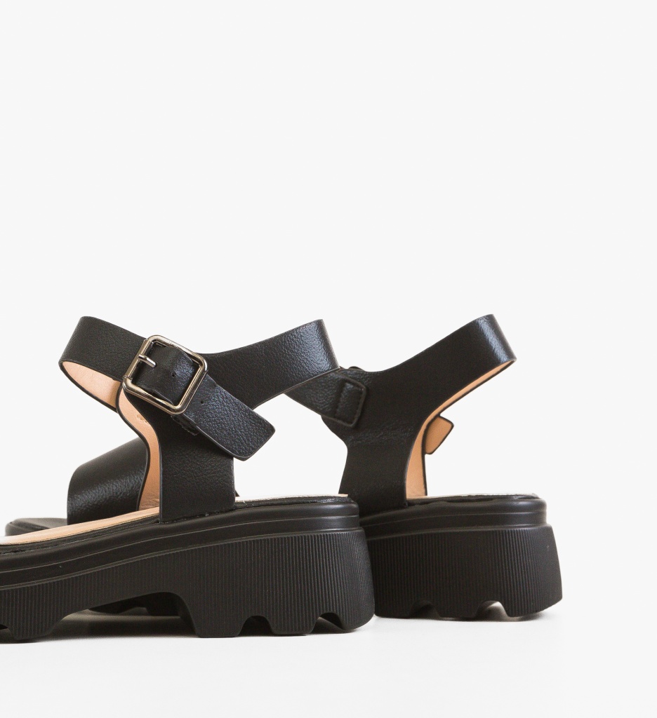Sandale Dama Hodge Negre | Eleganță & Stil - imagine 5