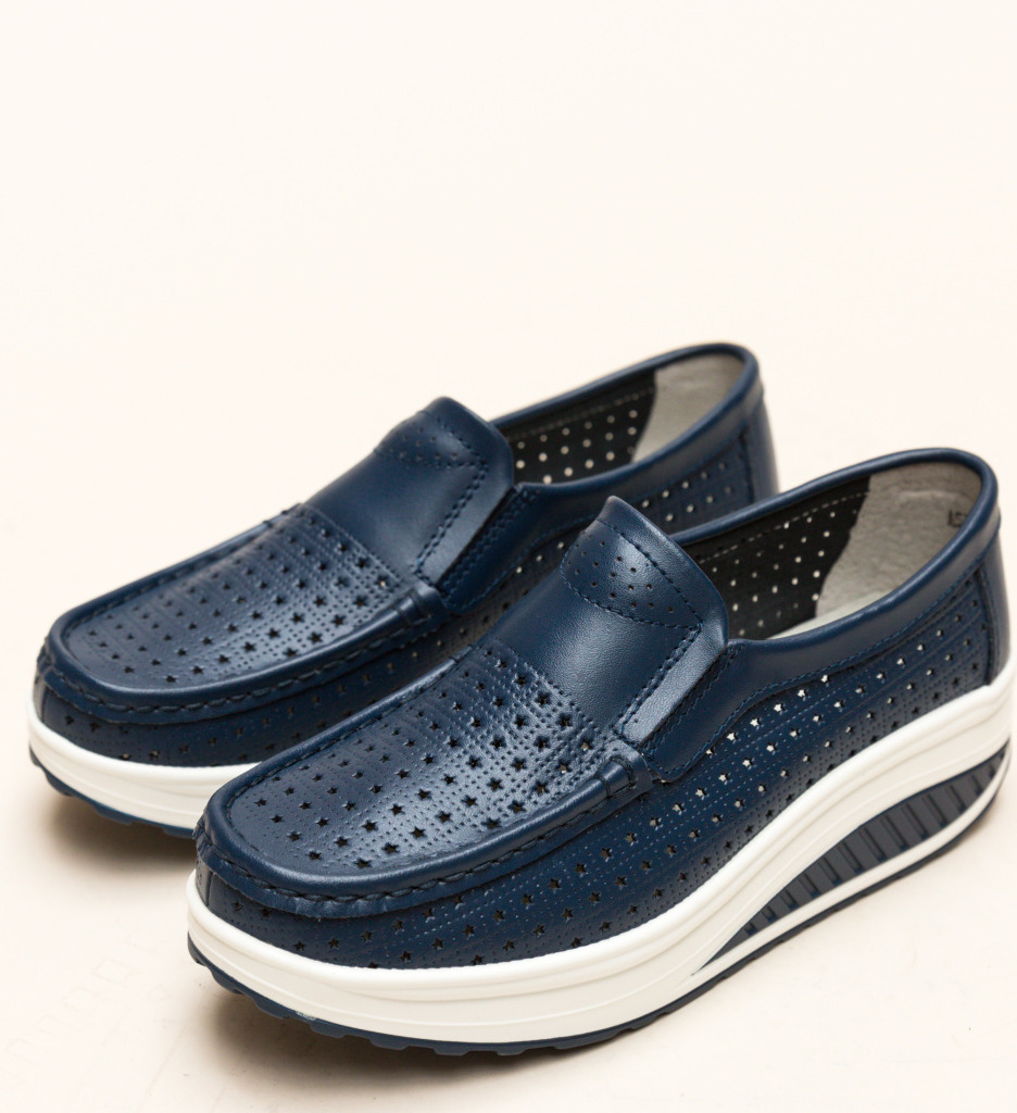 Pantofi Casual Bicaz Bleumarin - Confort & Stil Zilnic - imagine 4