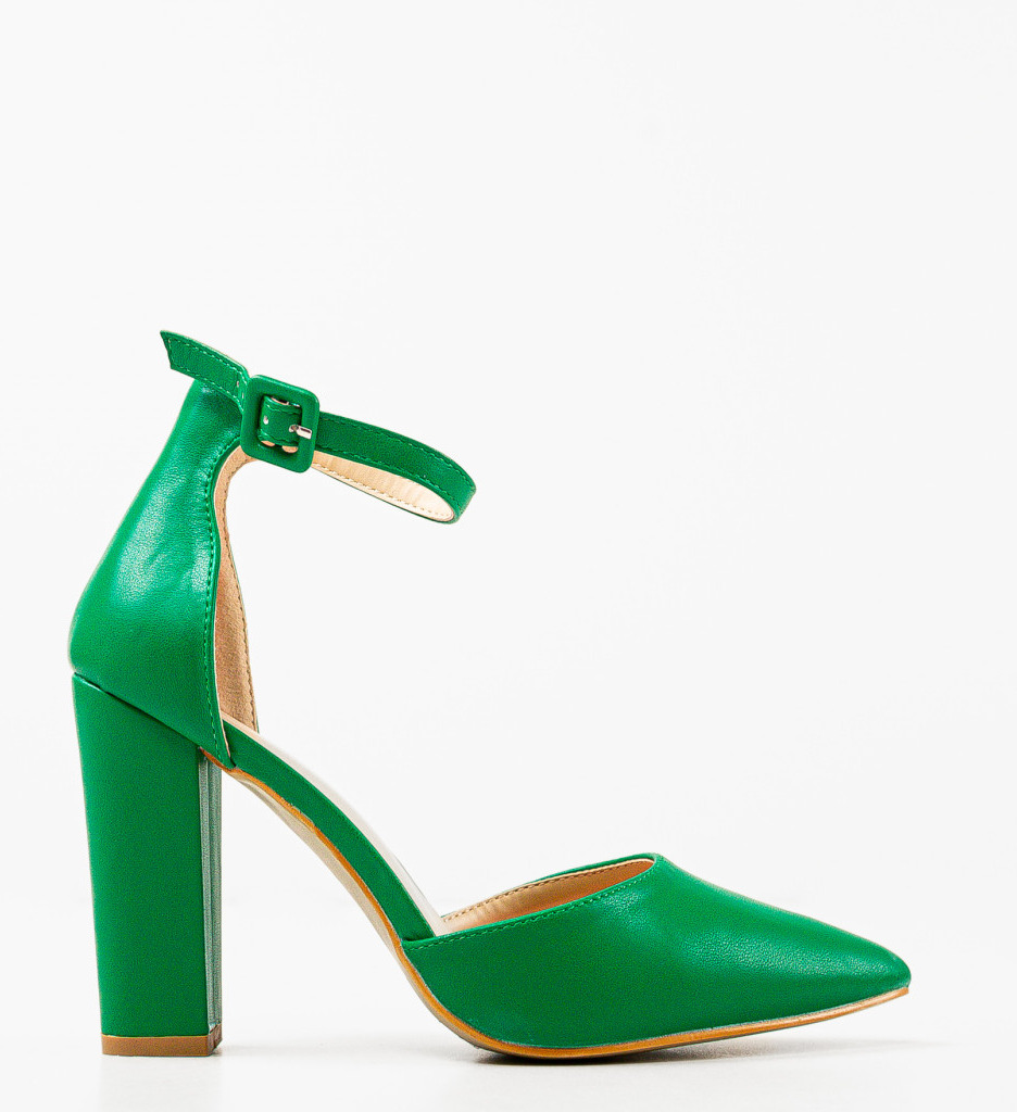 Pantofi Dama Carina Verzi | Stil și Eleganță - imagine 5