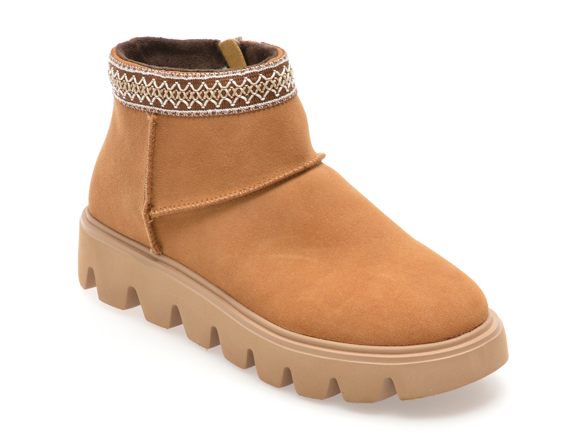 Ghete Rieker W2074 Piele Intoarsa Confort