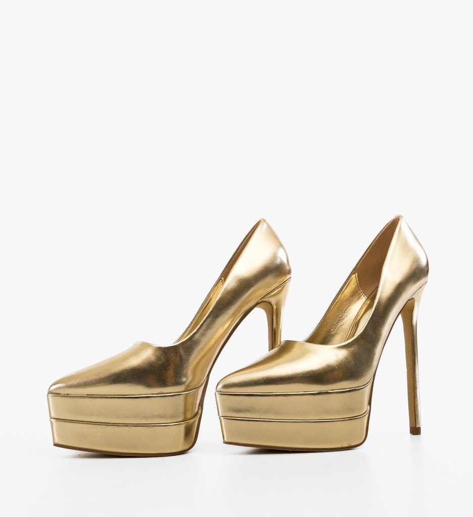 Pantofi Heath Aurii - Eleganță și Stil - imagine 6