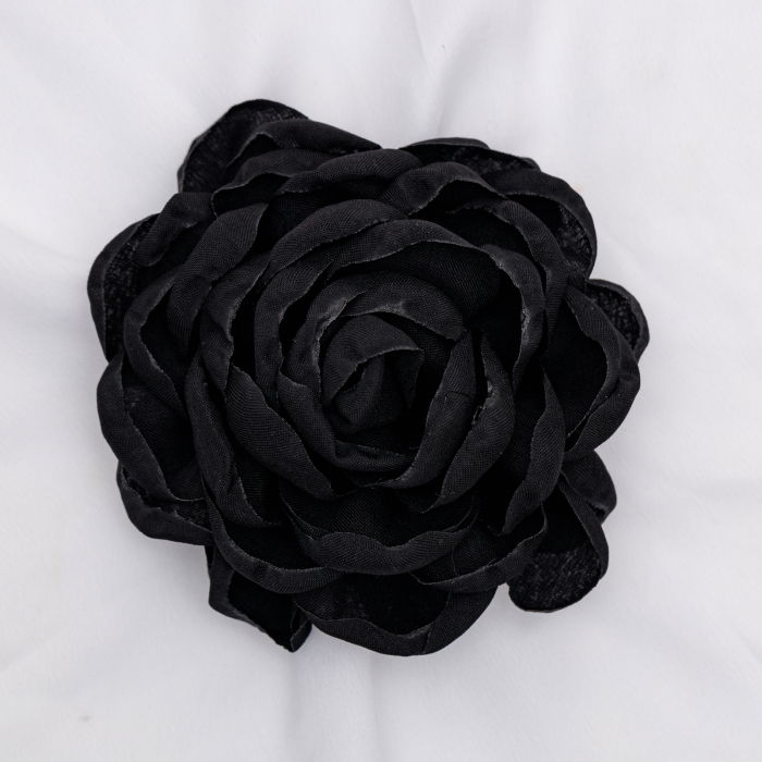 Brosa Floare Neagră Shopika | Accesoriu Par & Haine