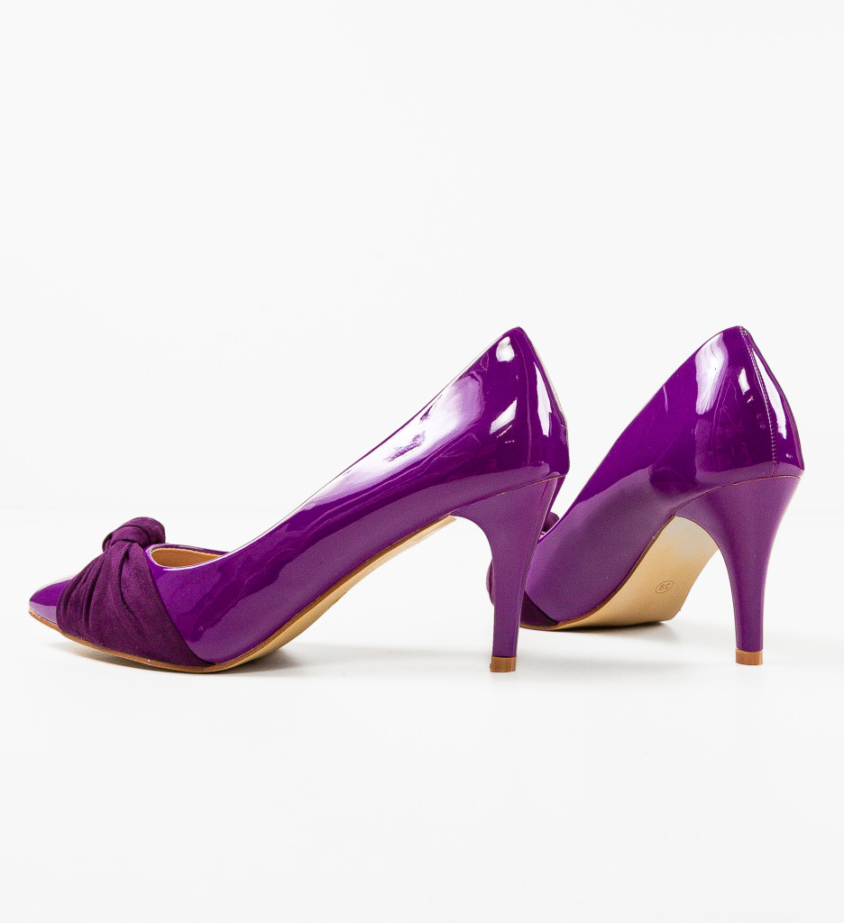 Pantofi dama Oprez Mov - Eleganță și Stil - imagine 8