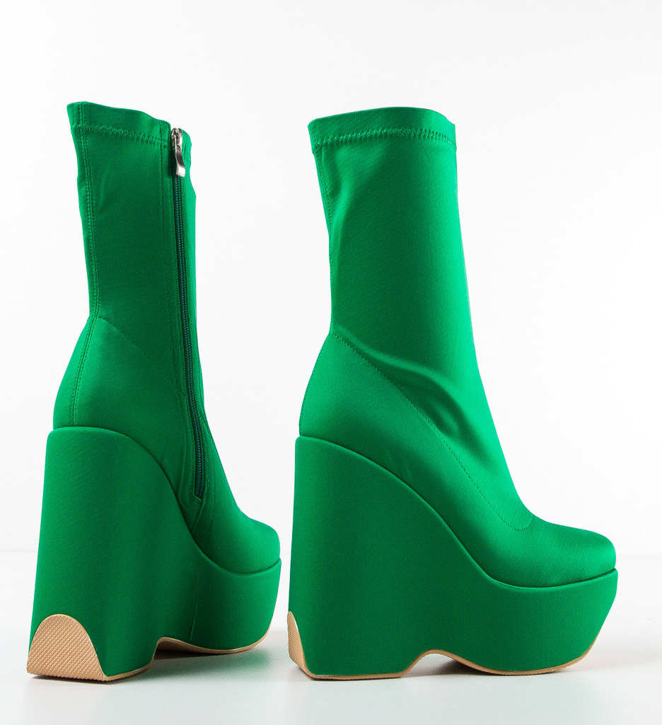 Botine Dama Khan Verzi | Elegante si Moderne - imagine 7