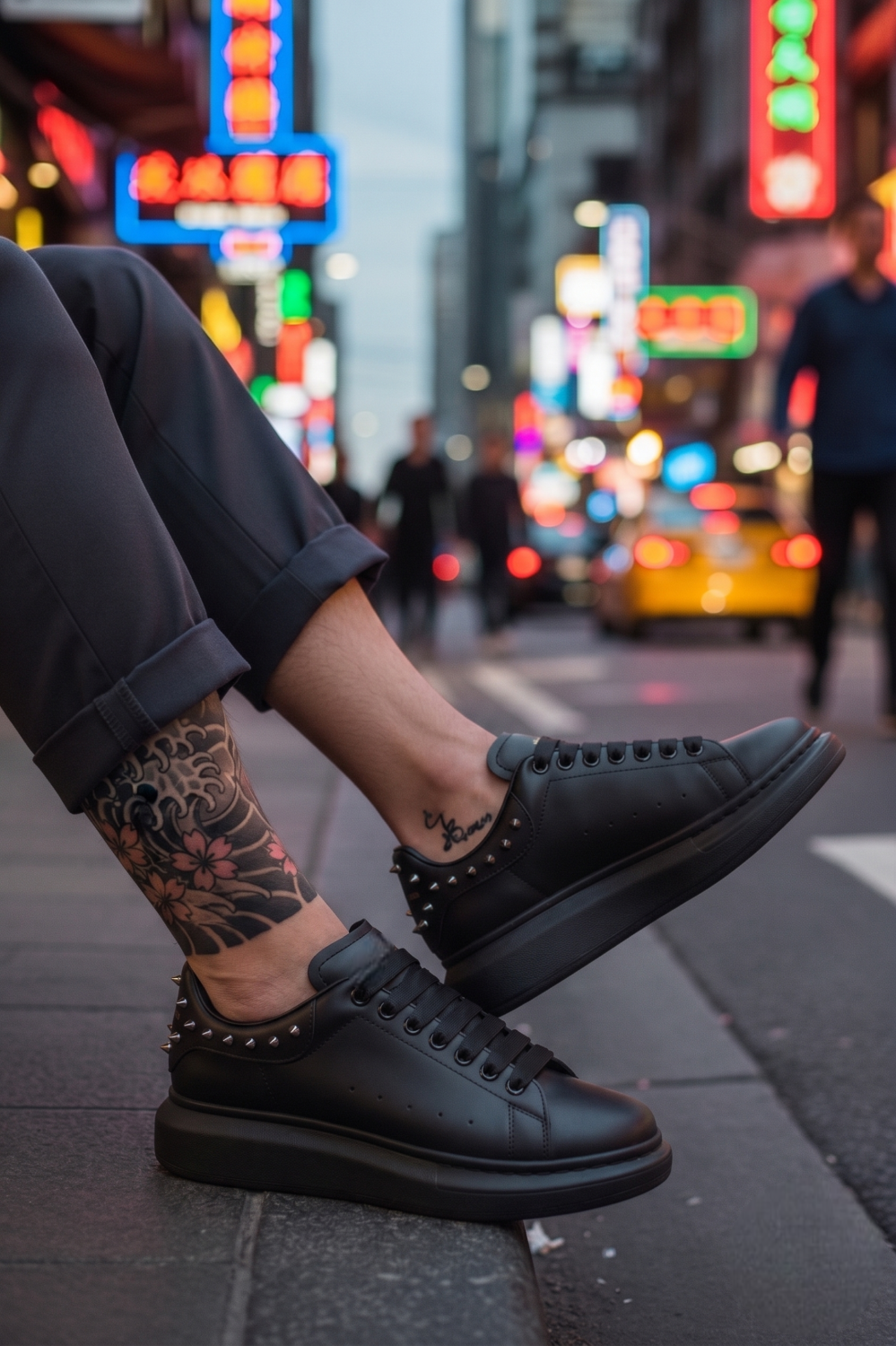 Adidași Casual Bărbați Negri - Confort Maxim - imagine 2