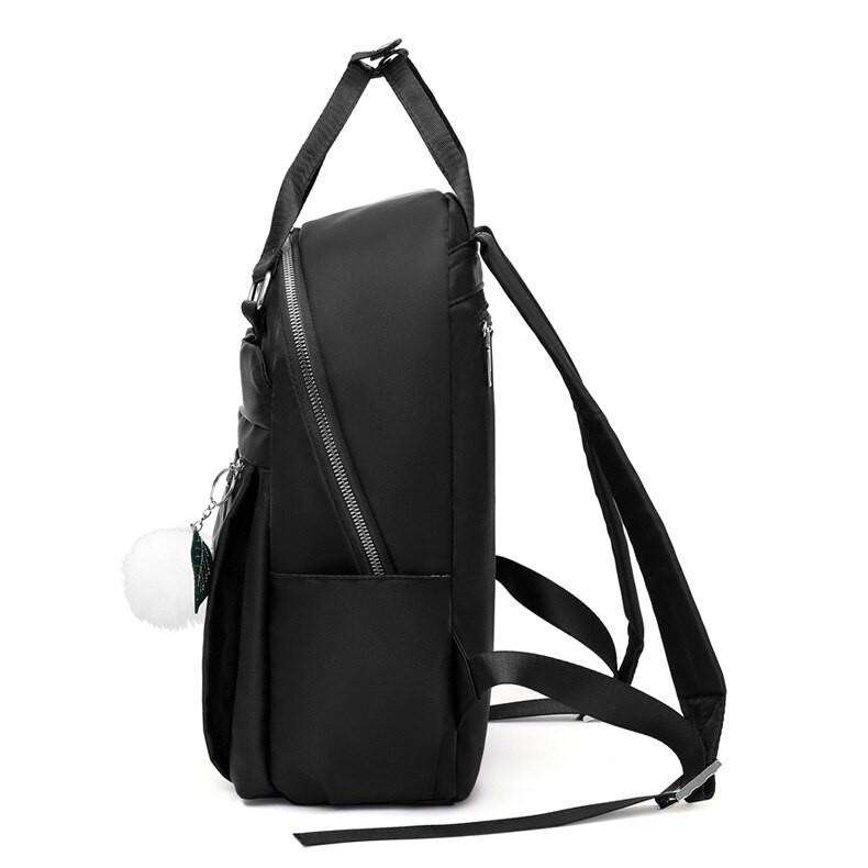 Rucsac dama Pfy Celia GT1848, textil, negru, 26x12x37 cm - imagine 3