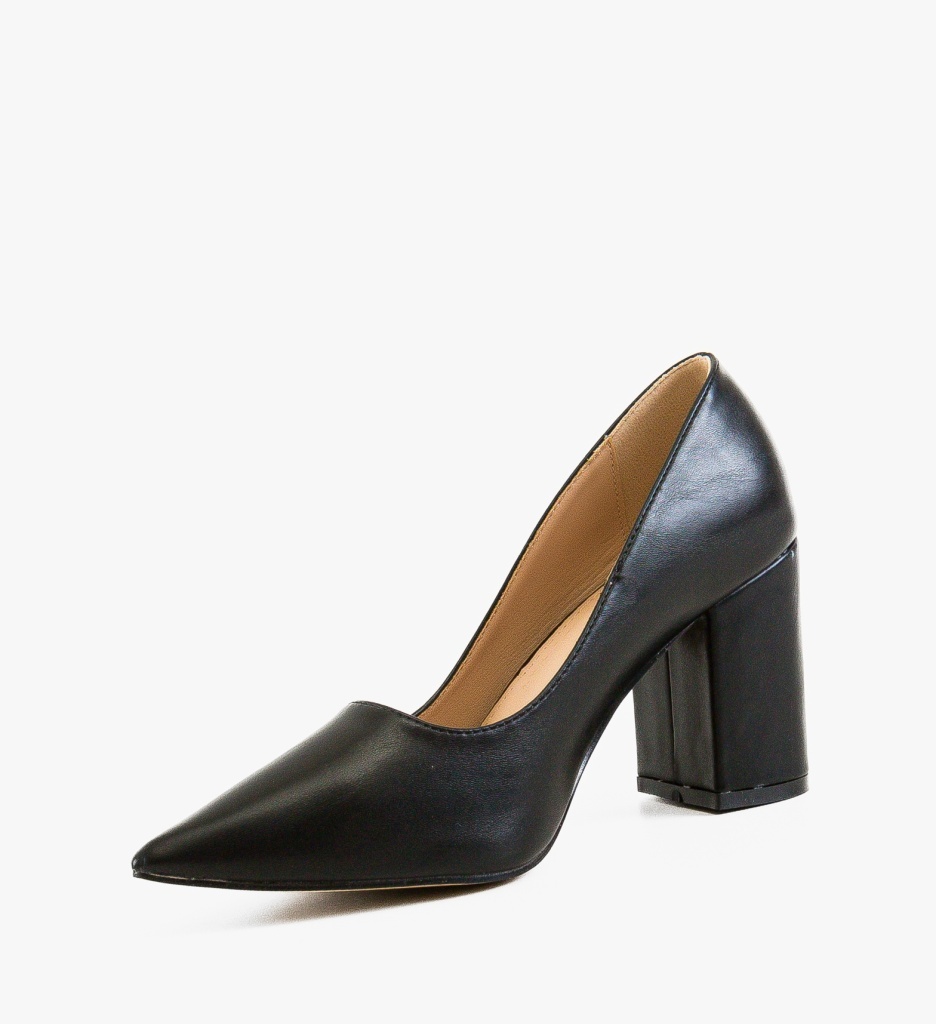 Pantofi dama Codill Negri cu toc elegant - imagine 6