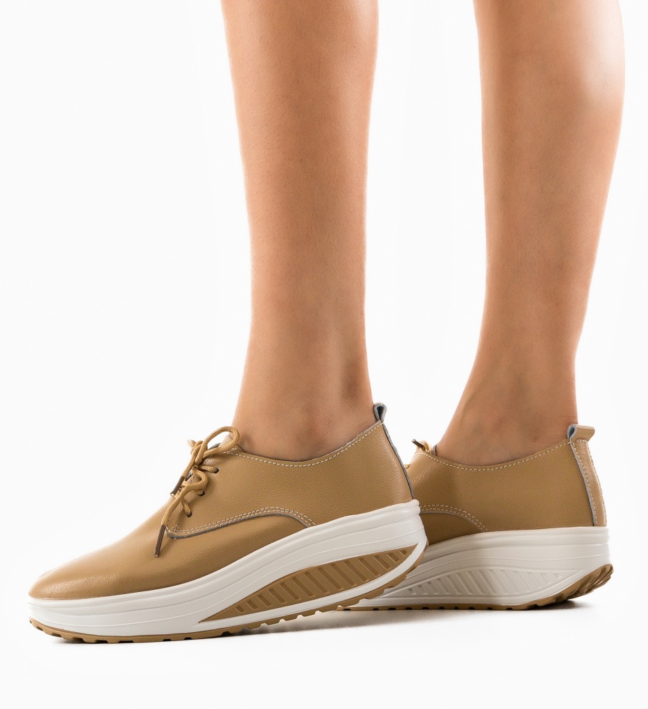 Pantofi Casual Kleak Bej - Confort și Stil