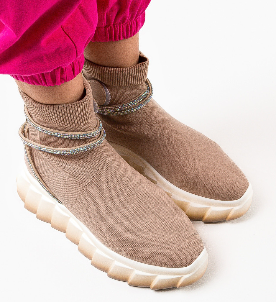 Sneakers Dama Joel Bej - Confort și Stil - imagine 2