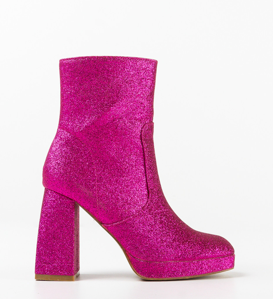 Botine Dama Jazzo Fuchsia | Stil și Eleganță - imagine 4
