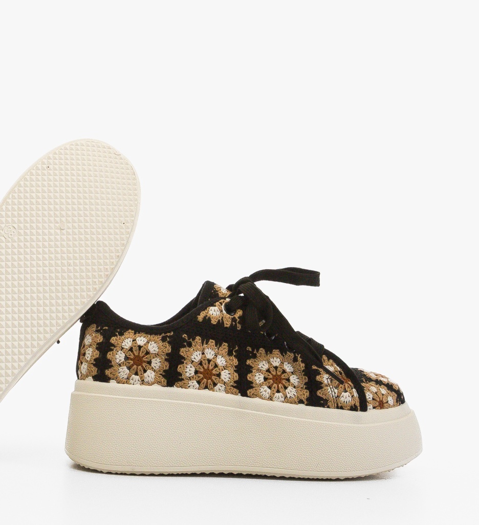 Sneakers Dama Maxima Negri | Confort și Stil - imagine 5