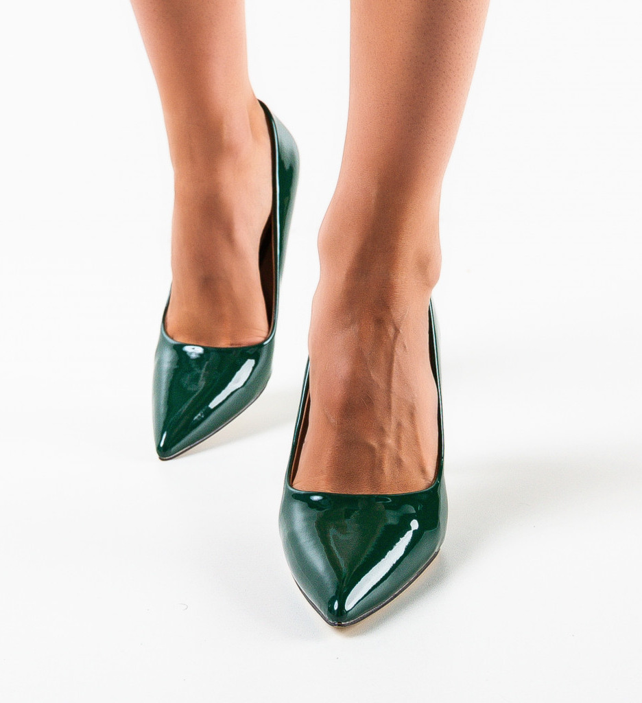 Pantofi Sinead Verzi | Eleganță și Stil - imagine 4