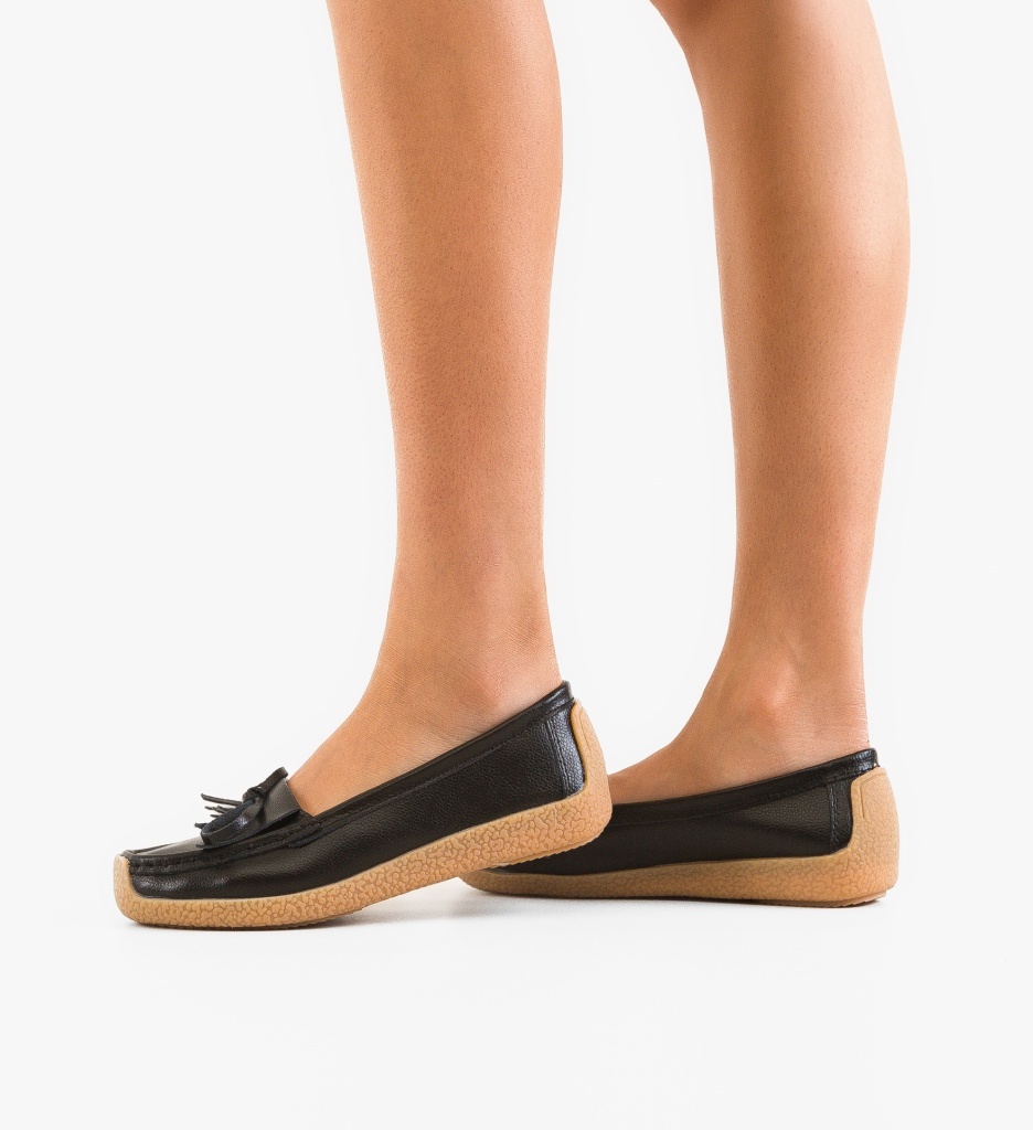 Espadrile Dama Fevas Negre - Confort și Stil Casual - imagine 3