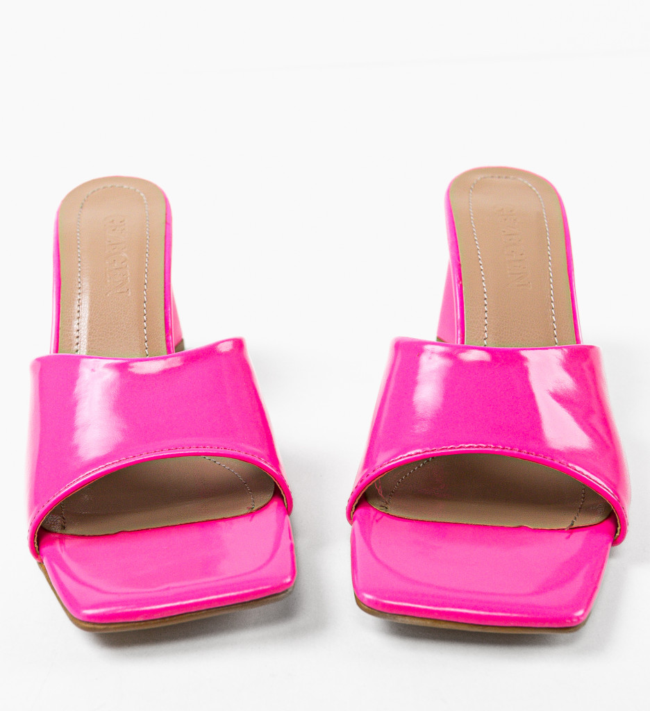 Saboti Dama Fuchsia | Eleganță și Confort - imagine 5